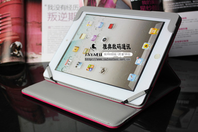 厂长价直销 Apple iPad 2专用荔枝纹360度旋转皮套